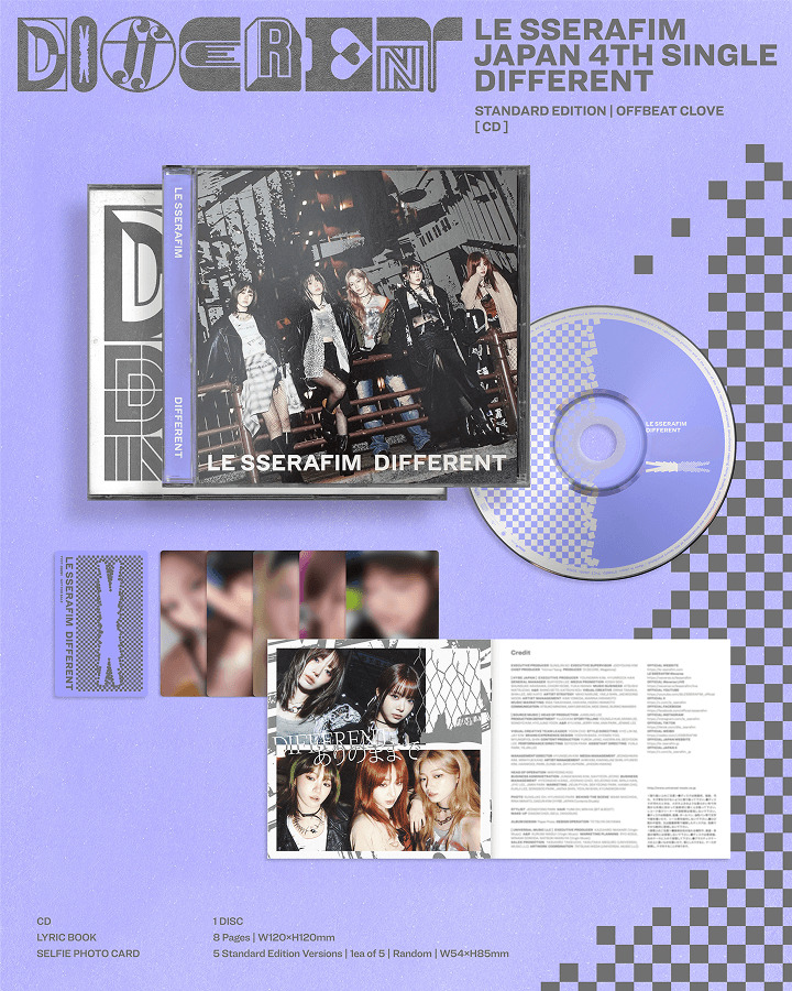 LE SSERAFIM - DIFFERENT (Standard Edition) | Musica